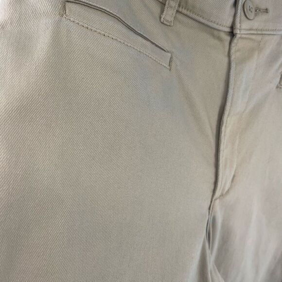 Levi's Women's Ribcage Wide Leg Crop Pants High Waisted Casual Khaki Size 32 - Picture 11 of 12